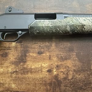 Savage Arms Stevens 320 Security fixed thumbhole 20 Gauge pump shotgun camo